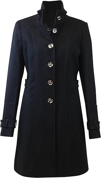 funnel neck coat womens uk