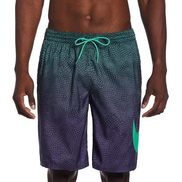Nike Swim Men's Grid Swoosh Breaker 9