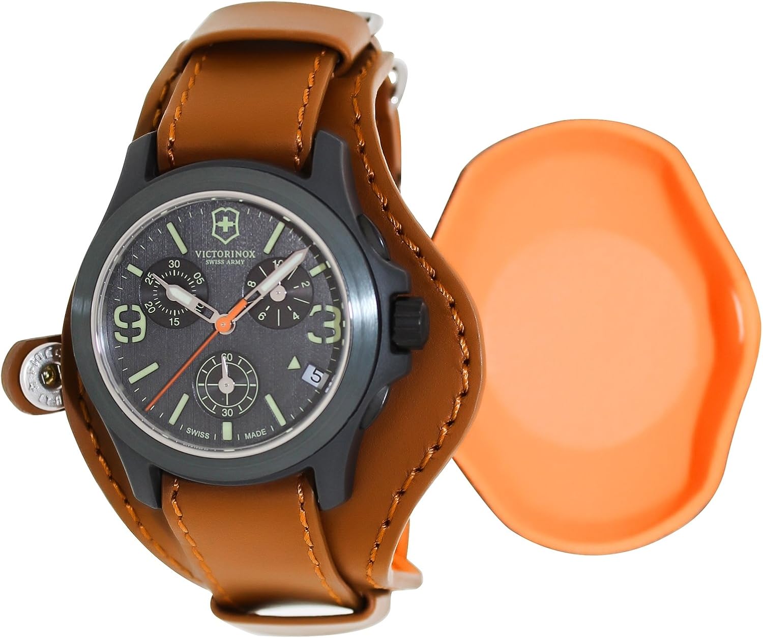 Victorinox Swiss Army Men's Original 241594 Brown Leather Swiss Quartz