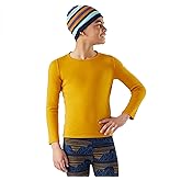 Smartwool Kid's Classic Thermal Merino Base Layer Crew for Boys and Girls