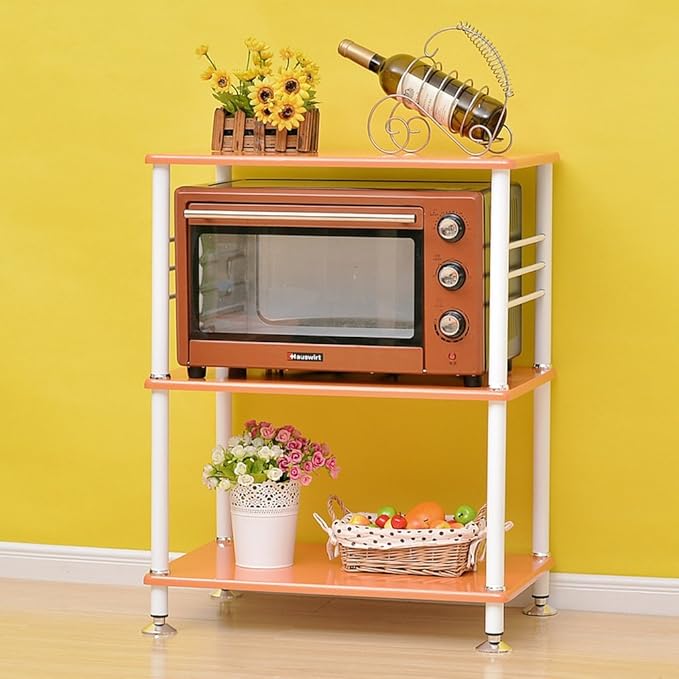Chen Creativo Tres capas de cocina Estantería Aterrizaje Hornos de
