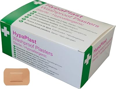 Safety First Aid Group HypaPlast Large Pink Washproof Plasters 7.2x5cm Pack 100