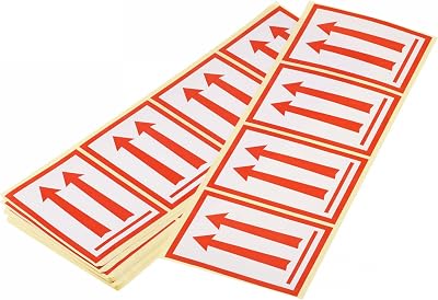 sourcing map Red Arrows This Side Up Handling Stickers Shipping Packing Vinyl
