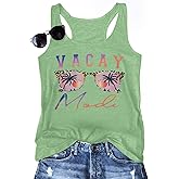 Vacay Mode Tank Top Women Summer Beach Tanks Hawaii Vacation Shirt Loose Sleeveless Casual Tee Top