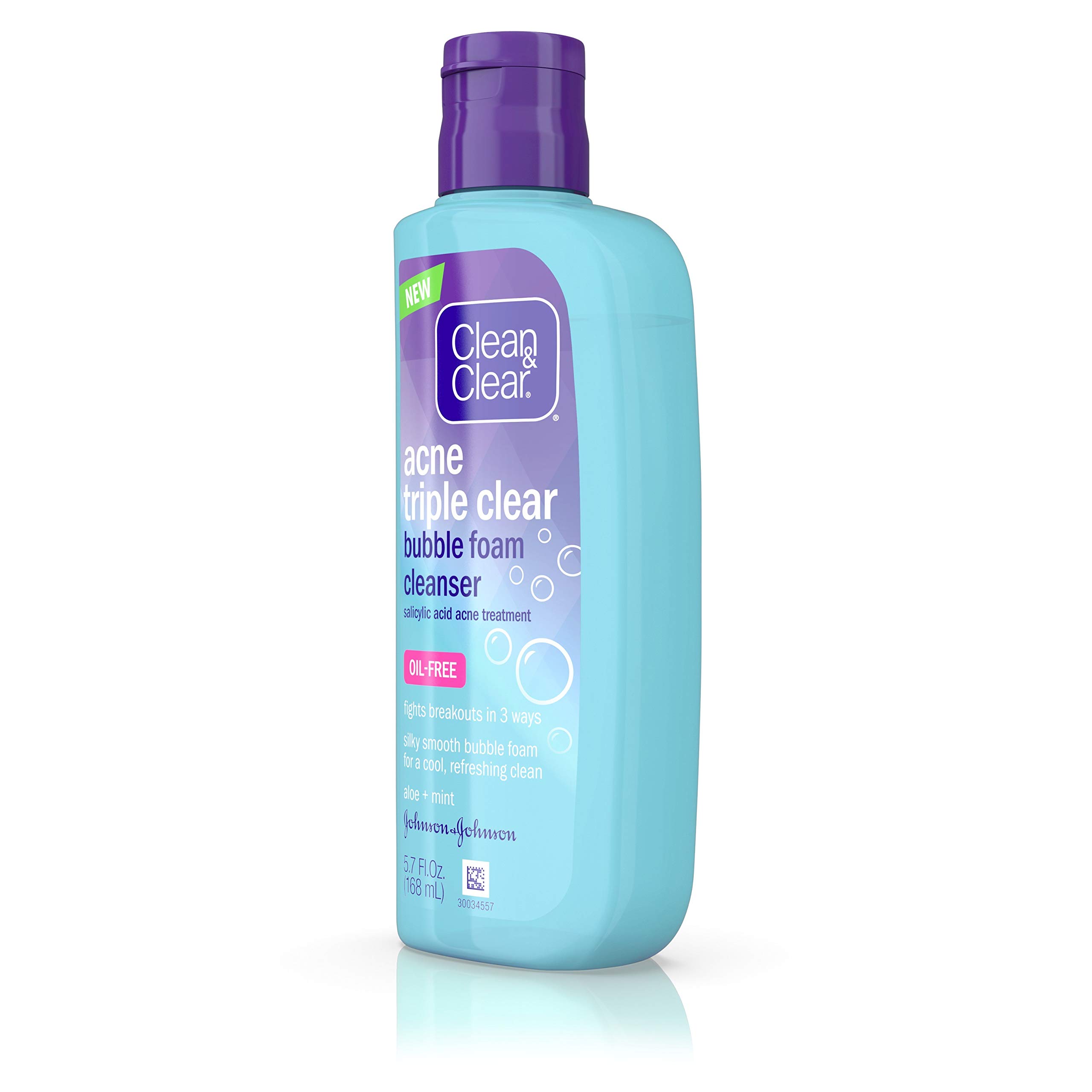 clean and clear bubble foam cleanser