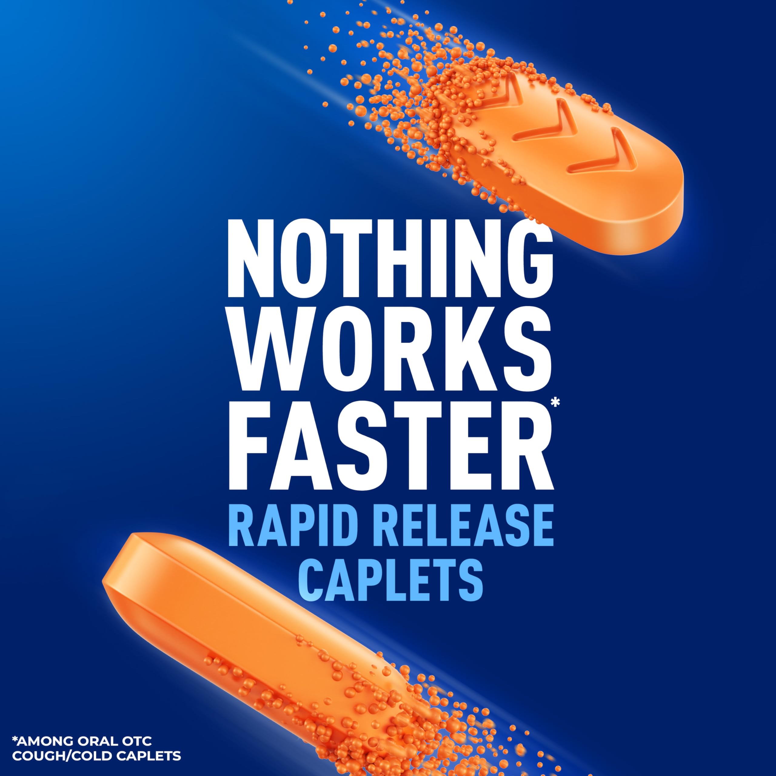 Mucinex Rapid Clear Maximum Strength Cold Medicine & Expectorant, Fever, Pain, Headache, & Excess Mucus Relief with Acetaminophen & Guaifenesin, Rapid Release Caplets for Adults, 20 Count