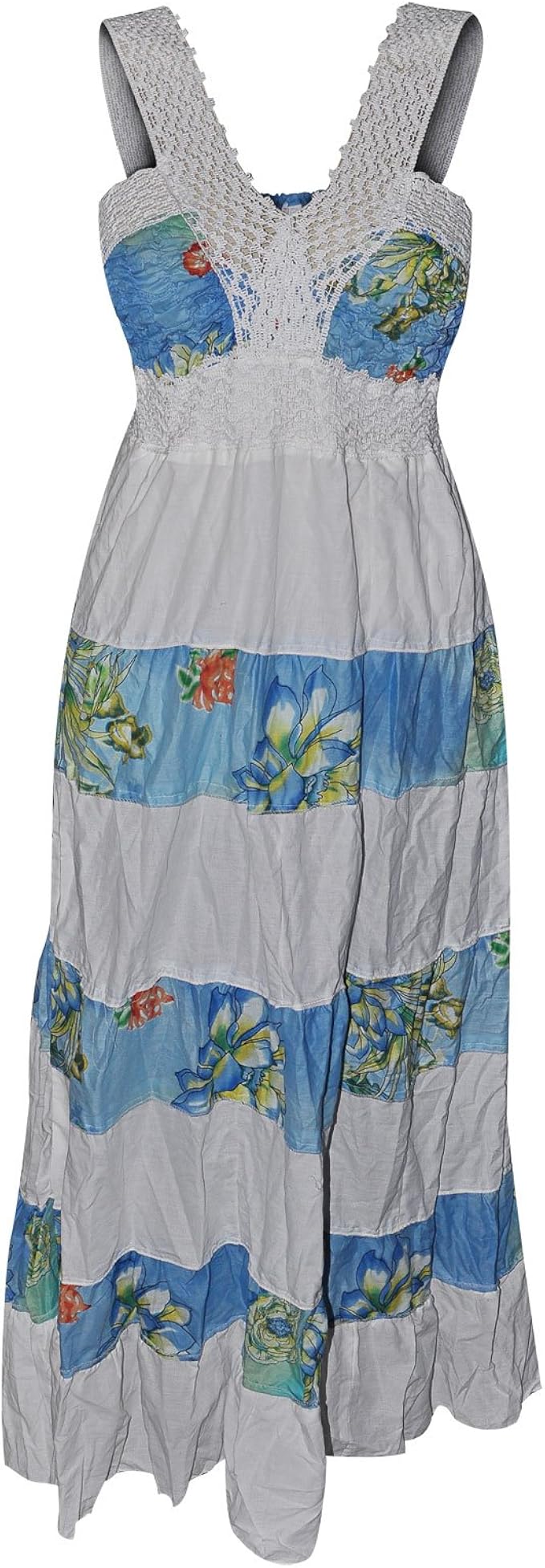 Laced Sundress White Cotton Summer Clothing Amazon.co.uk Clothing