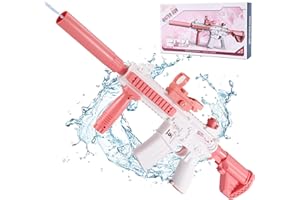 AFQJF Electric Water Gun, Squirt Gun Toys, Automatic Water Soaker Gun up to 20 FT Long Range, Water Blaster Gun Toys for Kid & Adult, Outdoor Water Pool Shooting Game, Ideal Gift Toys