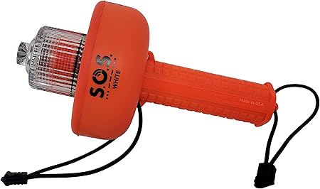 6. Sirius Signal SOS LED Electronic Visual Distress Signal with Daytime Distress Flag, and Whistle - CG Approved