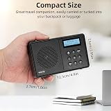 WOVTE DAB+ Digital Radio Portable Bluetooth 40 Presets LED Display view 7