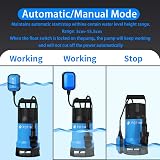 FOTING 1000W Submersible Water Pump with Float Switch 17600 L/H view 4
