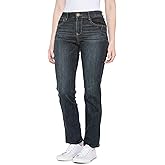 Democracy Women's Straight Leg Jean, Indigo Tech, 10