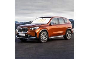 SLOGENTO Windshield Sun Shade Sunshade for 2016-2023 2024 2025 BMW X1 F48 Windshield Sun Visor Cover for X1 F48 Accessories Foldable Front Window Shield Protect Car from Sun Rays Block Heat