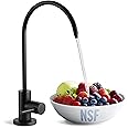KES Reverse Osmosis Faucet NSF Black RO Lead-Free Water Filter Faucet Drinking Water Faucets Kitche Faucet 304 Stainless Steel, Z504CLFF18-BK
