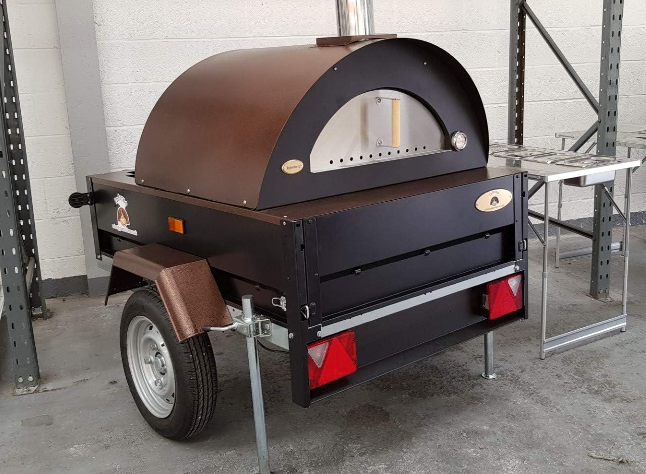 Gilberto Inferno 72 Pizza Oven Trailer