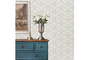 CELAENO Hexagon Geometric Cube Pattern Simple Wall Stencil for Painting, 12” x 12” Reusable Repeating Pattern Stencil Template for Painting on Walls, Furniture, Floor, Wood and More