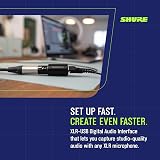 Shure MVX2U Gen 2 Digital Audio Interface XLR to USB for Mac Windows iOS Android view 3