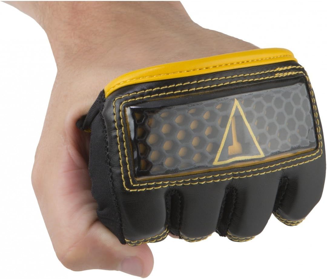 Title Boxing Hexicomb Tech Knuckle Guards, Black/Yellow, Large : Sports & Outdoors