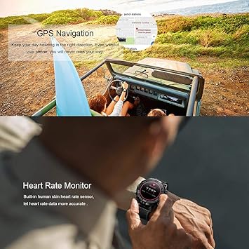 H-sunshy LEM6 Reloj Inteligente, Lemfo LEM 6 Compass Impermeable ...