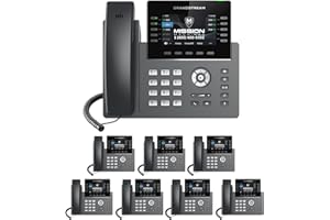MM MISSION MACHINES Business Phone System 'Mission Machines' G400C: Includes Grandstream GRP2615 Phones + 'Mission Machines' Cloud Server + Free 3-Months of 'Mission Machines' Cloud Phone Service (8 Phone Bundle)