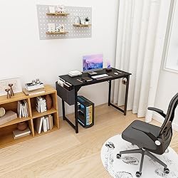 DUMOS 40 Inch Small Computer Office Desk Modern