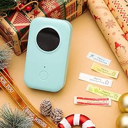 Phomemo D30 Label Maker Tape Black on Christmas