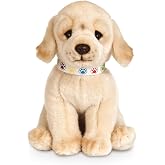Living Nature Soft Toy - Giant Golden Lab Puppy (23cm)