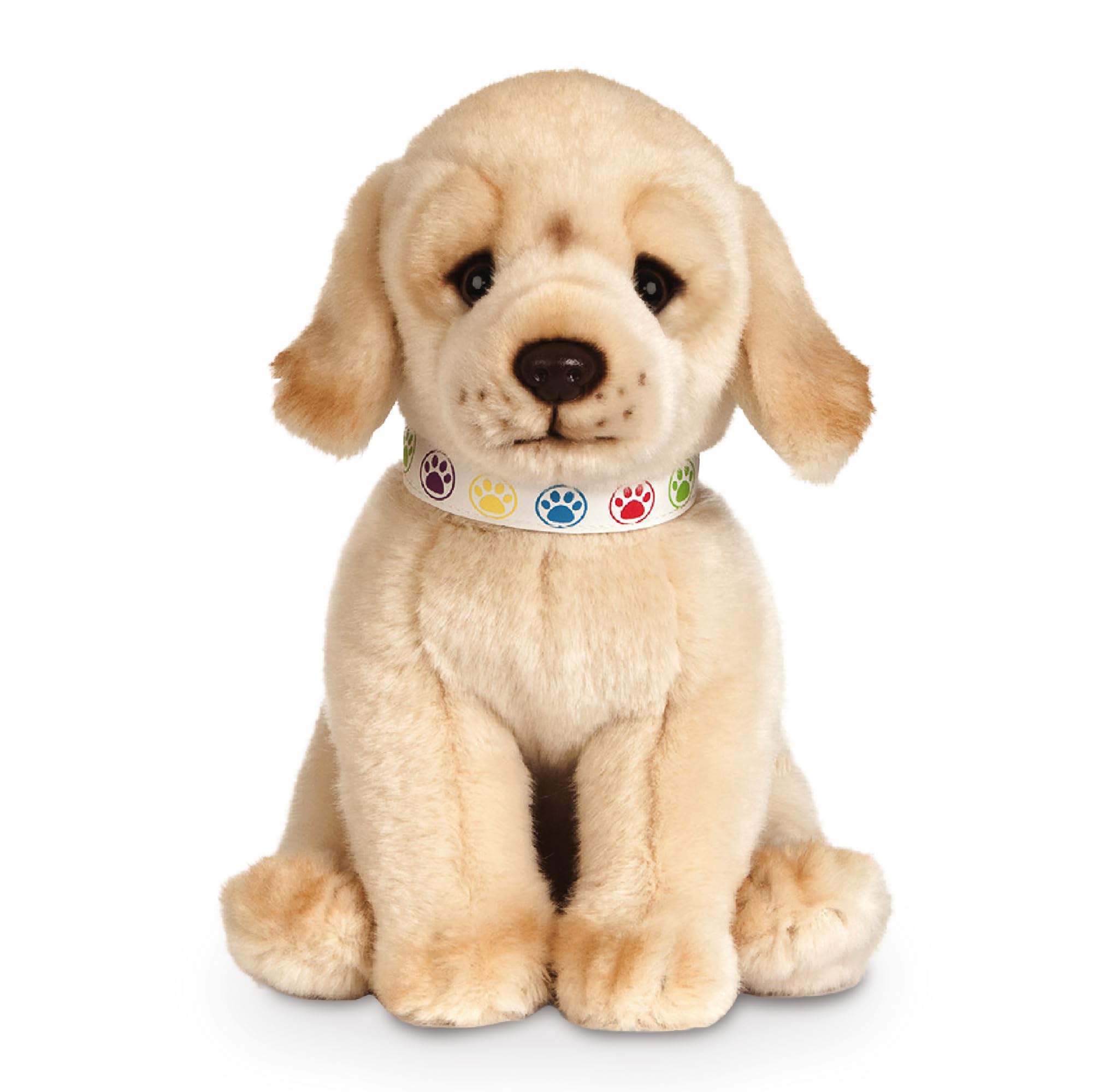 Living Nature Giant Golden Labrador Puppy, Realistic Soft Cuddly Dog Toy, Naturli Eco-Friendly Plush, 23cm