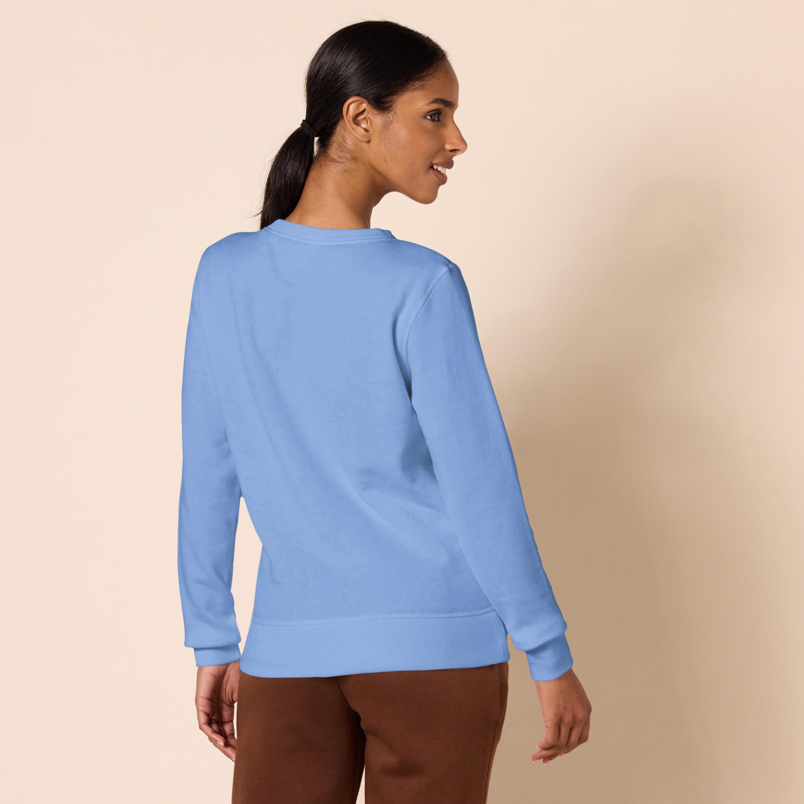 Amazon Essentials Women's Fleece Crewneck Pullover Sweatshirt (Available in Plus Size)