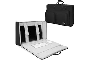WELIDAY Monitor Carrying Case Carry Tote Bag for Transporting LCD Screens, Monitors and TVs Between 19"- 24"