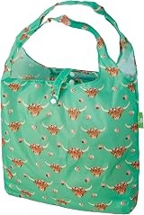 ECO CHIC Eco Chic Lightweight Foldable Reusable Shopping Bag Floral Highland view 1