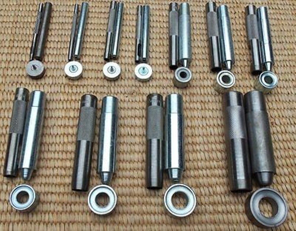 WedDecor 14mm Leather Hole Punch Set 3 Parts Eyelets Grommets Fixing Tool Kits for DIY Hollow Punch Leather Craft Watch Strap - Image 3