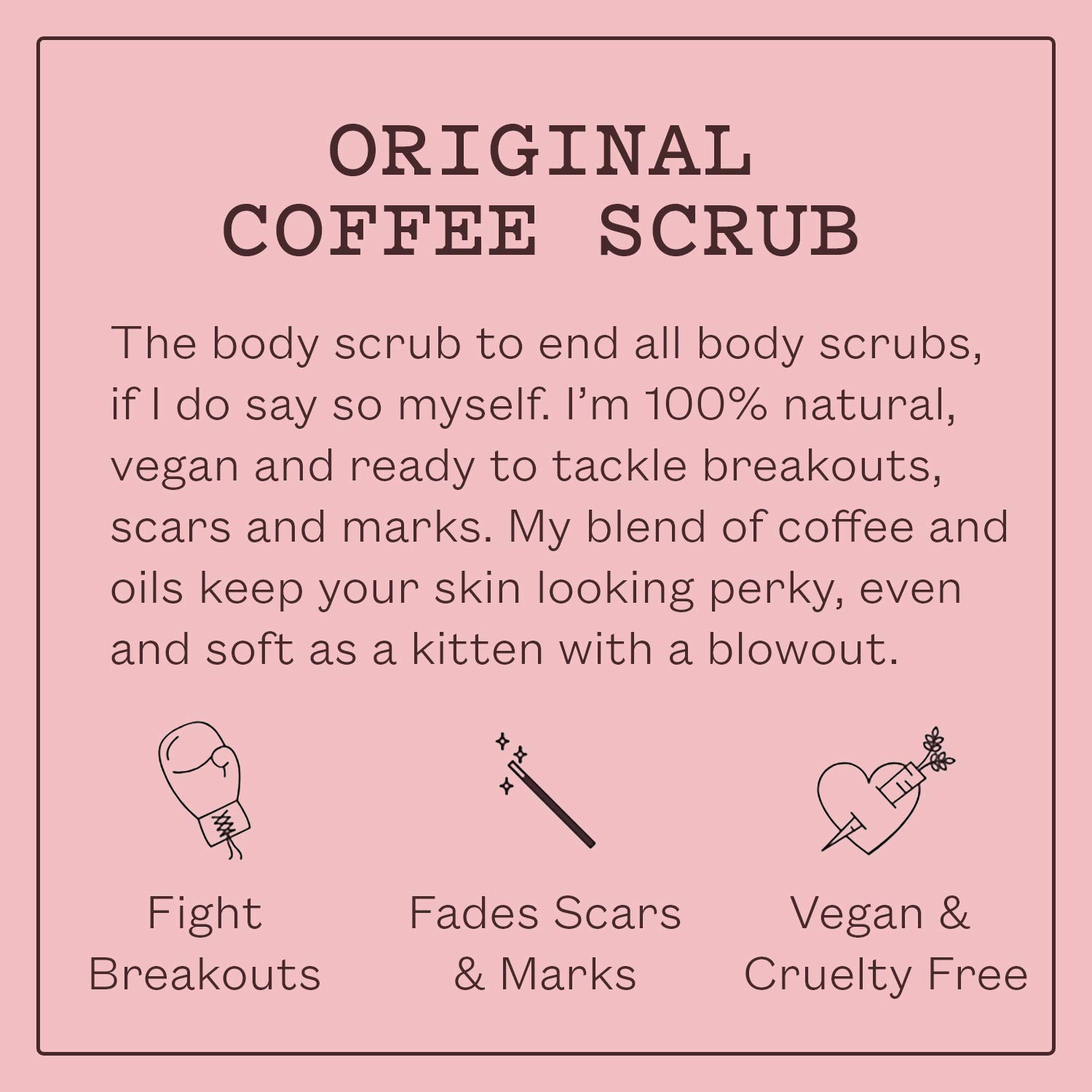 Frank Body Original Coffee Scrub | Natural & Cruelty Free Exfoliating Body Scrub | Hydrating Vegan Scrub Skin Care | Effective For Stretch Marks, Acne, Cellulite | 1ct, 200g -- 7.05oz : Beauty