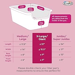 Alfapet Elastic Cat Litter Box Liners - Extra Giant