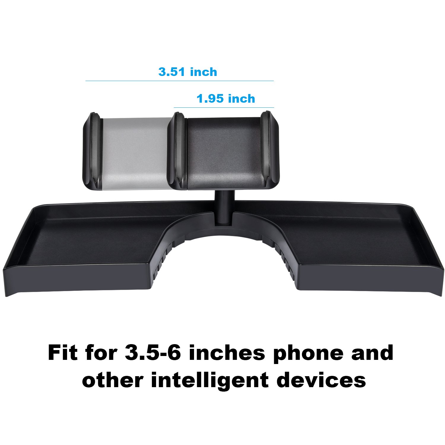 Danti Tablets Phone Ipad Holder with ABS Storage Box 360 Degree Rotate