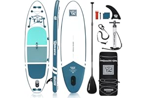 TIGERXBANG Inflatable Paddle Board with Premium SUP Board Accessories, Allround Paddle Boards for Adults/Kids,Stand Up Paddle Board Defender Collection