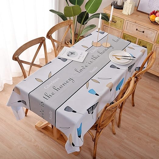 Manteles De PVC, Protector Cubierta De Mesa De Plástico Resistente Al