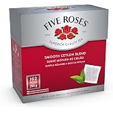 Five Roses Ceylon - 102 Tagless Teabags, (Pack of 1)