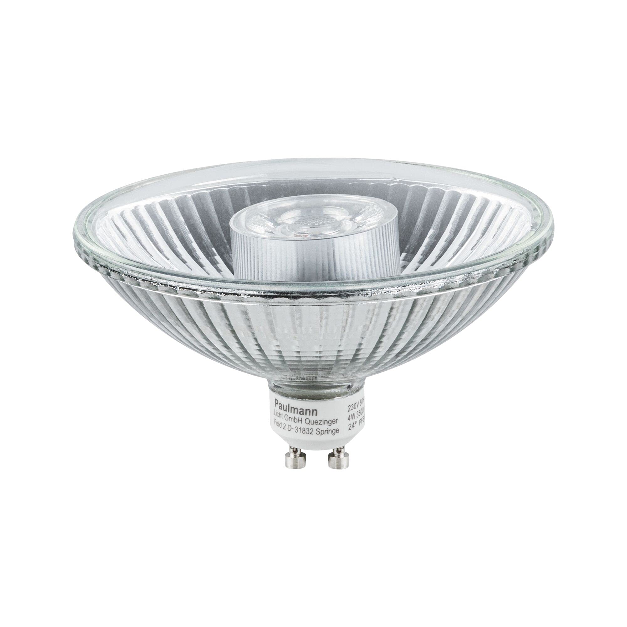 Paulmann LED QPAR111 4W GU10 230V 2700K 24°, Aluminium, 285.14