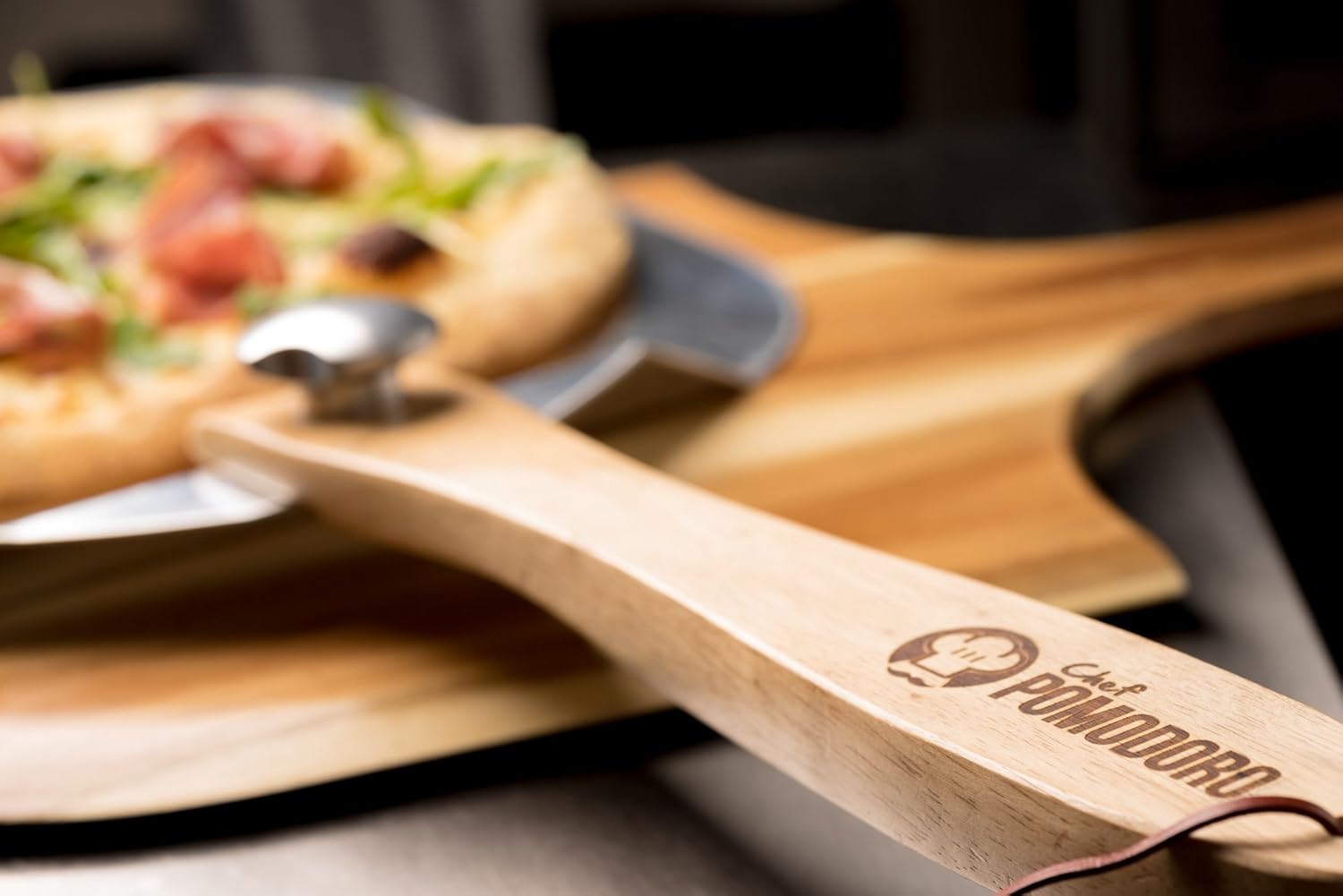 Oven or Grill Use Gourmet Luxury Pizza Paddle for Baking Homemade Pizza