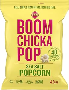 Angie's BOOMCHICKAPOP Sea Salt Popcorn, 4.8 oz.