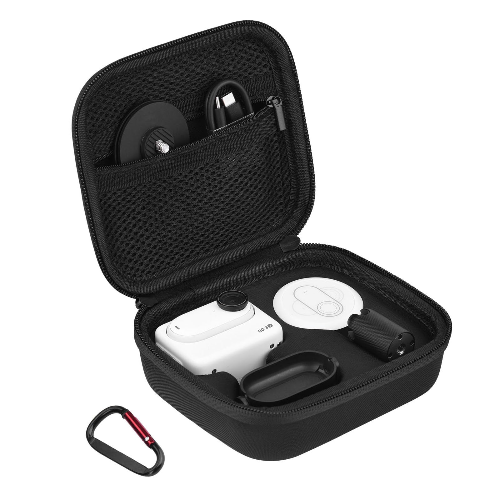 BRDRC Carrying Case for Insta360 GO 3S / GO3 Accessories, Storage Bag Protective Case Hard Shell Cover for Vlogging Action Camera