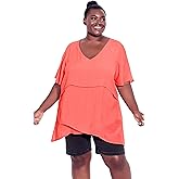 Avenue Women's Plus Size Tunic Mylah Layer