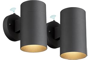 Ken & Ricky Dusk to Dawn Outdoor Wall Lighting, Outside Wall Light Fixtures,Modern Exterior Wall Sconce with Photocell Sensor for Porch Garage Patio Doorway Entryway House -2 Pack