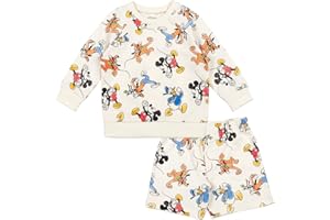 Disney Mickey Mouse Winnie the Pooh Lion King Toy Story Jack Skellington French Terry Sweatshirt & Shorts Newborn to Big Kid