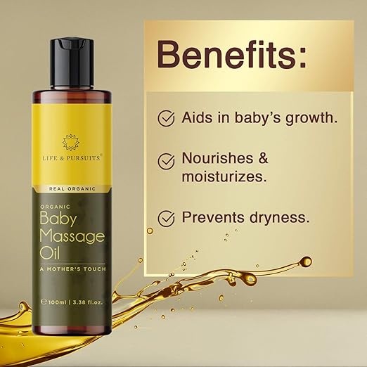 life and pursuits baby massage oil
