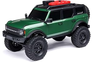 Axial RC Truck 1/24 SCX24 Ford Bronco 4X4 RTR Brushed Rock Crawler (Battery & Charger Included), Green, AXI00006V2T5