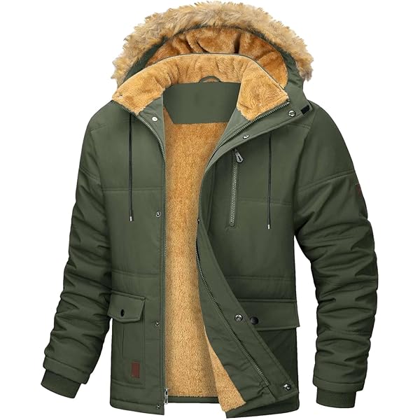 ジャケット・アウター DAN COLD WEATHER PARKA M MAGCOMSEN Winter Coats for Men Fleece Lined Warm Water