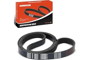A-Premium Engine Serpentine Drive Belt Compatible with Toyota Corolla, Matrix & Audi A4, A4 Quattro, Q5, A5 & Subaru Legacy, 