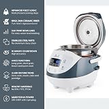 Yum Asia Panda Mini Rice Cooker 3.5 Cup Ninja Ceramic Bowl 220-240V view 3